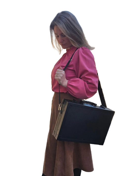 Flat Out Mini Case shoulder strap perspective