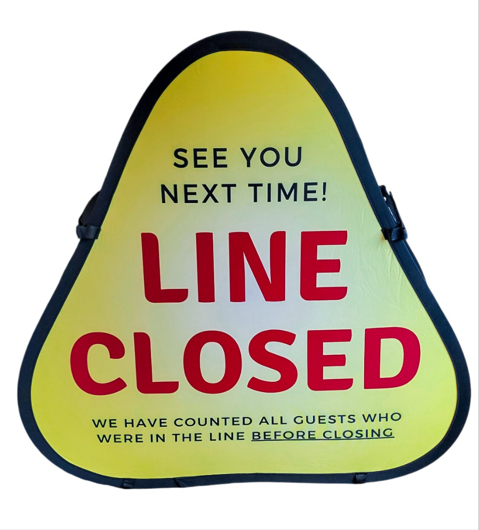 The Line Sign – Rosie's Industry Innovations