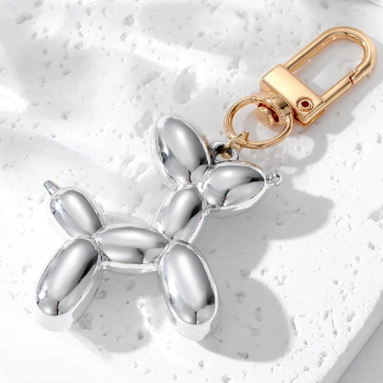 Balloon dog sticker dispenser holder